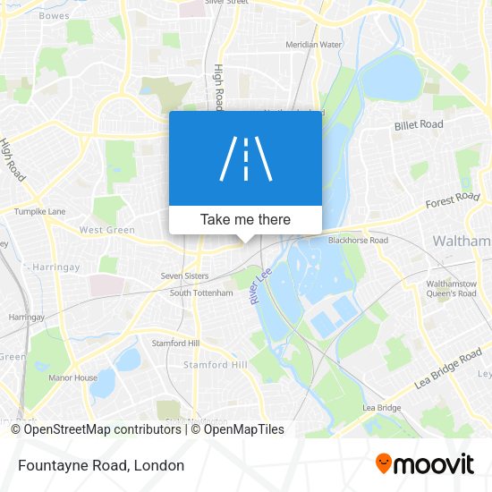 Fountayne Road map