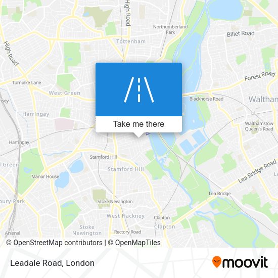 Leadale Road map