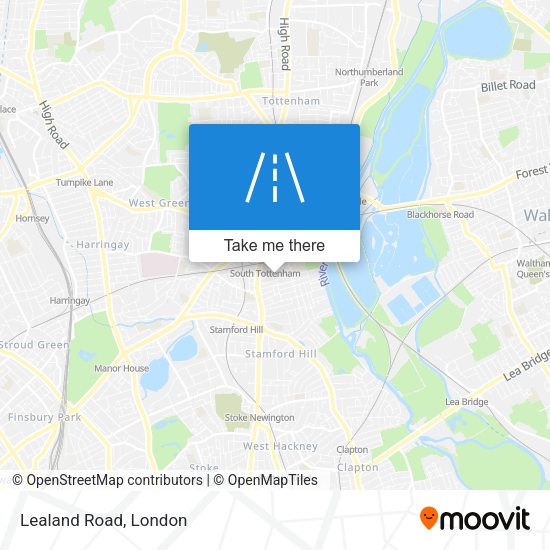Lealand Road map