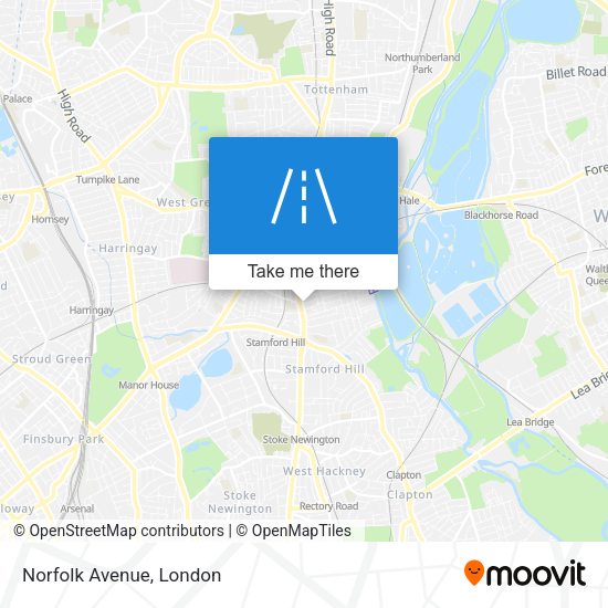 Norfolk Avenue map