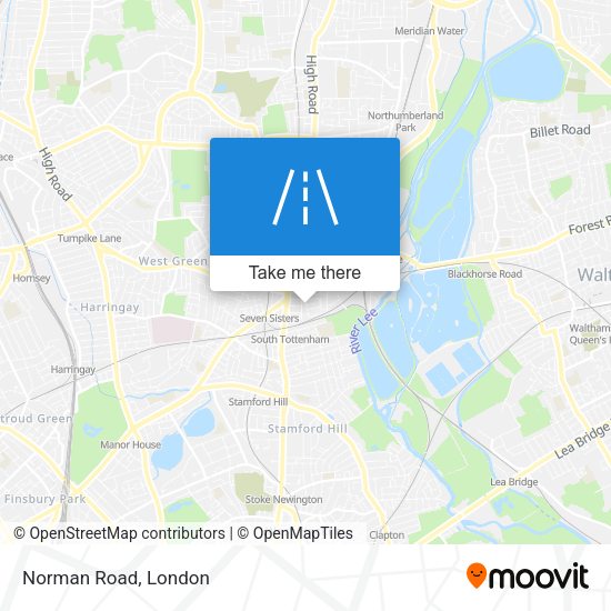 Norman Road map