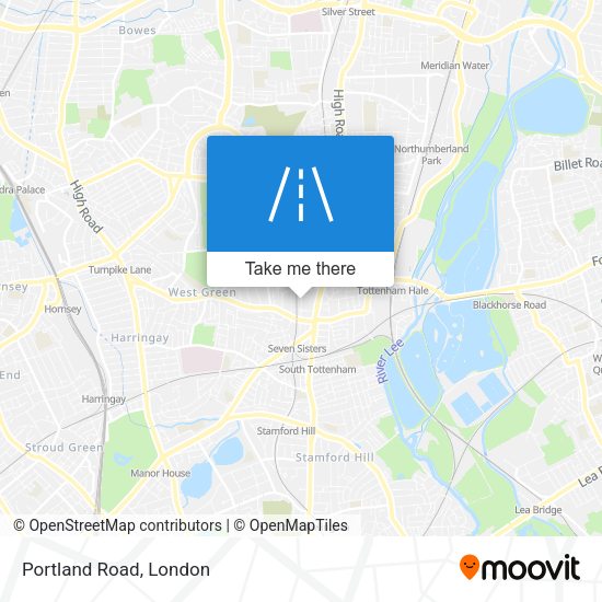 Portland Road map