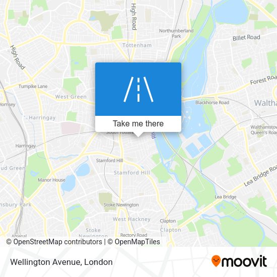 Wellington Avenue map