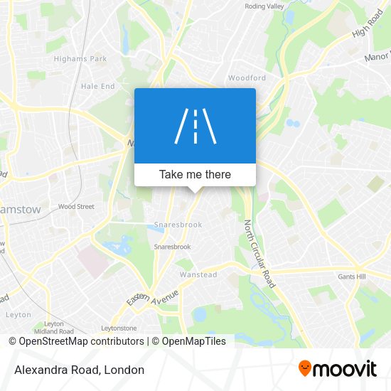 Alexandra Road map