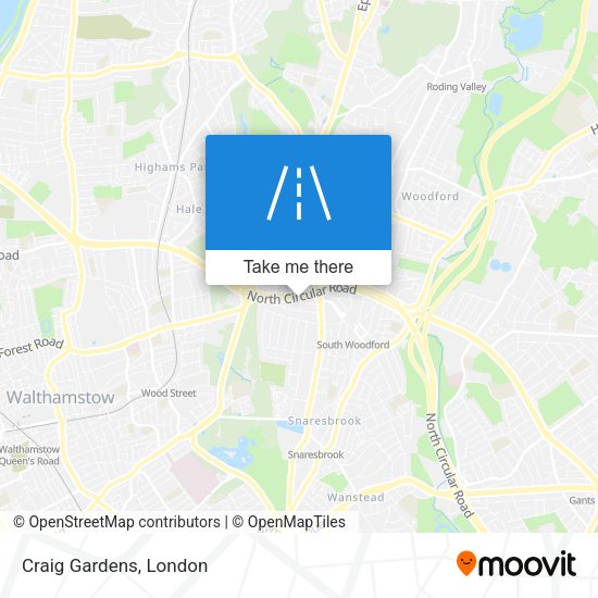 Craig Gardens map