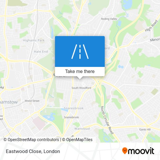 Eastwood Close map