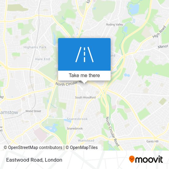 Eastwood Road map