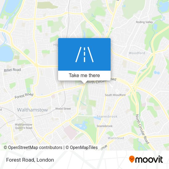 Forest Road map