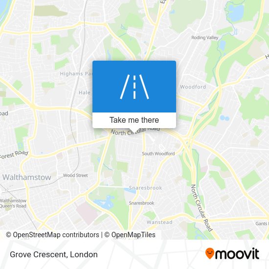 Grove Crescent map
