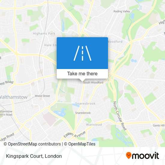 Kingspark Court map