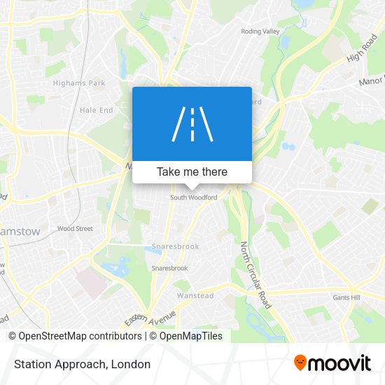 Station Approach map