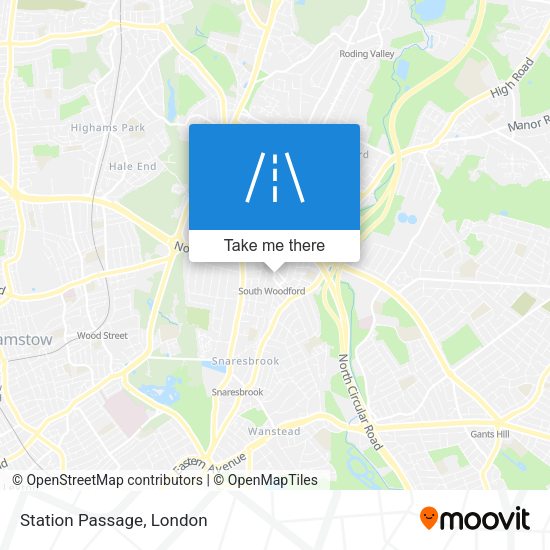 Station Passage map