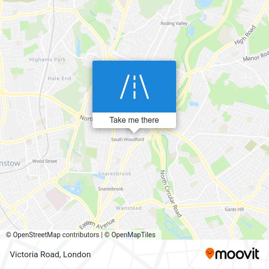 Victoria Road map
