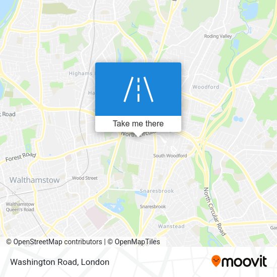 Washington Road map