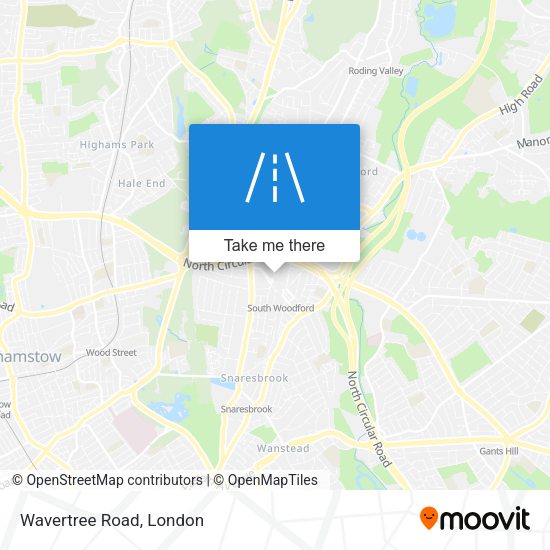 Wavertree Road map