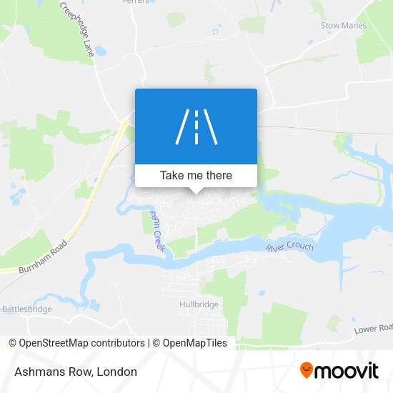 Ashmans Row map