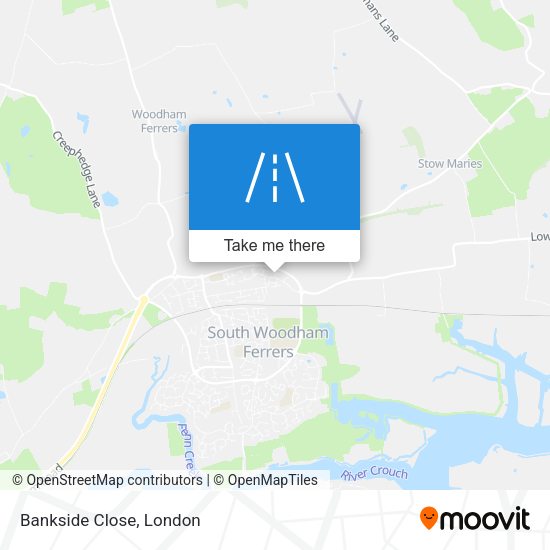Bankside Close map