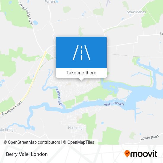 Berry Vale map