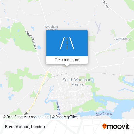 Brent Avenue map