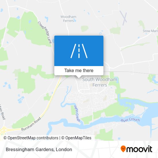 Bressingham Gardens map