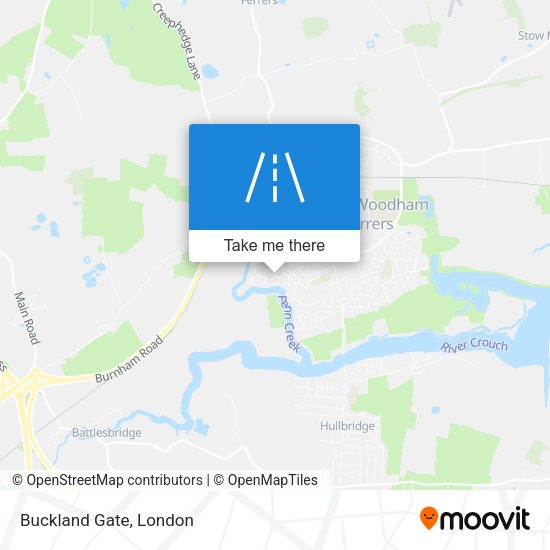 Buckland Gate map