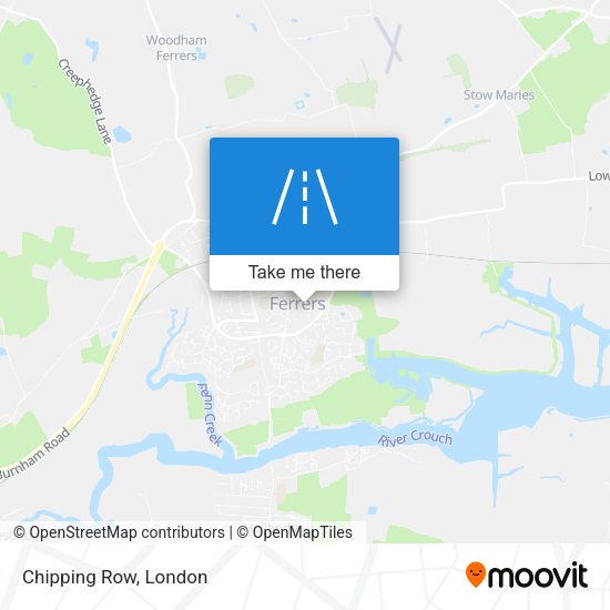 Chipping Row map