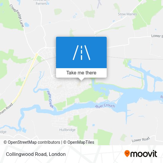 Collingwood Road map