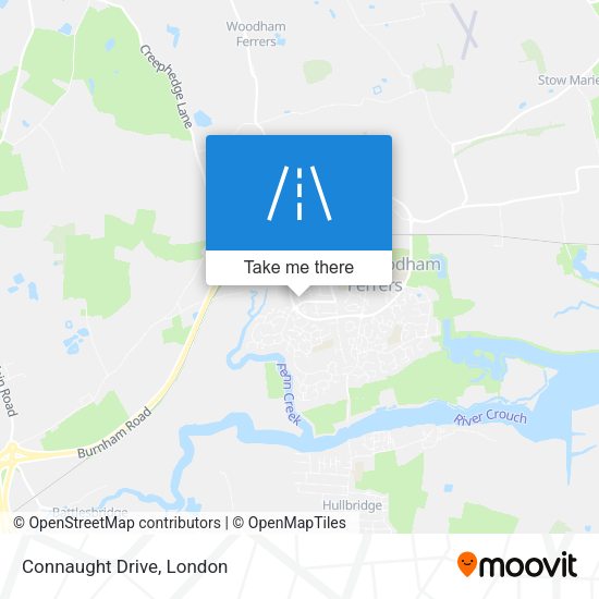 Connaught Drive map