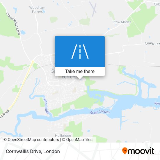 Cornwallis Drive map
