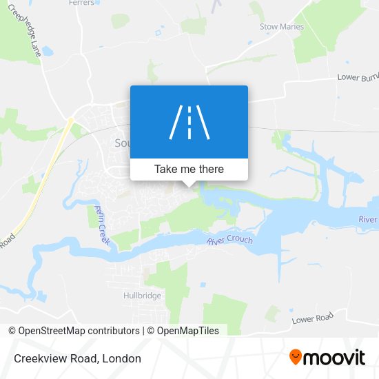 Creekview Road map