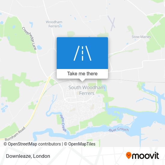 Downleaze map