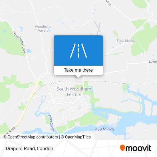 Drapers Road map