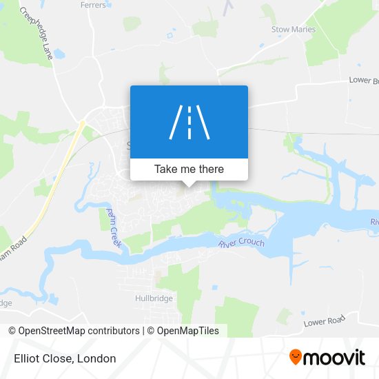 Elliot Close map