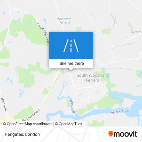 Fengates map