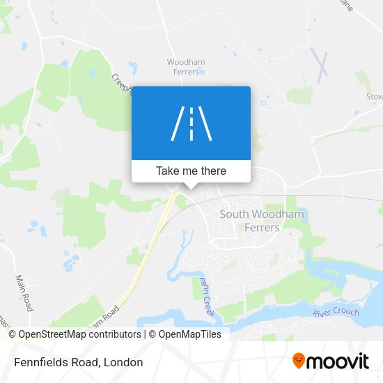 Fennfields Road map