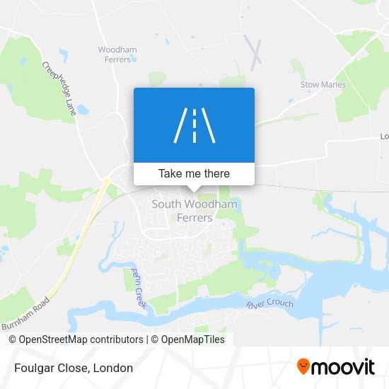 Foulgar Close map
