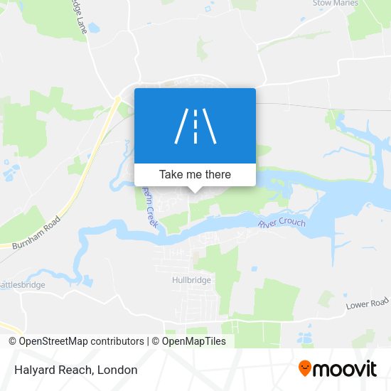 Halyard Reach map
