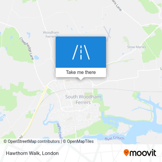Hawthorn Walk map