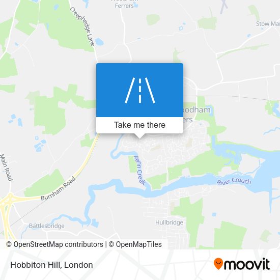 Hobbiton Hill map
