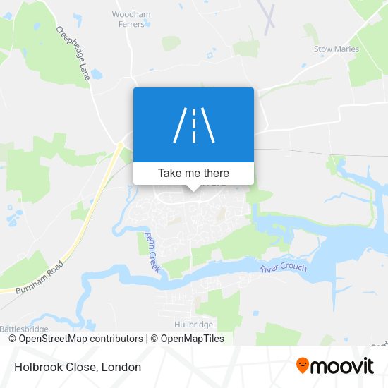 Holbrook Close map