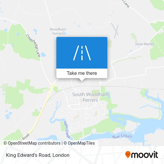 King Edward's Road map