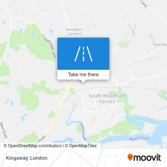 Kingsway map