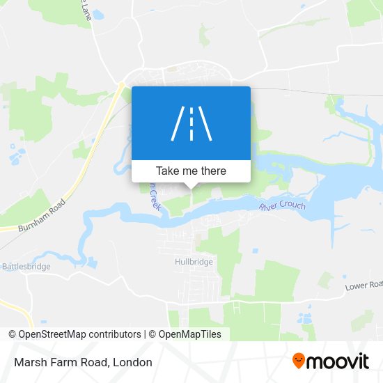 Marsh Farm Road map