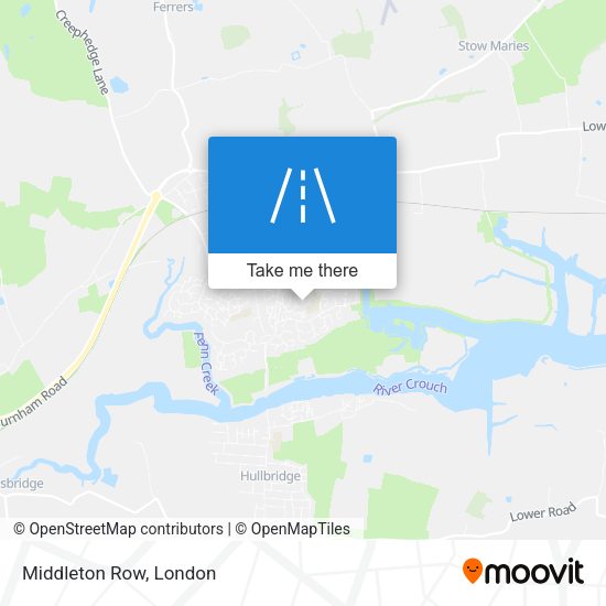 Middleton Row map