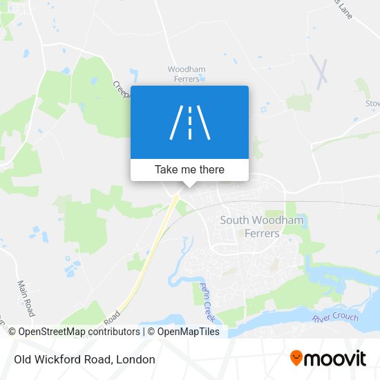 Old Wickford Road map