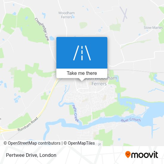 Pertwee Drive map