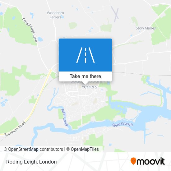 Roding Leigh map