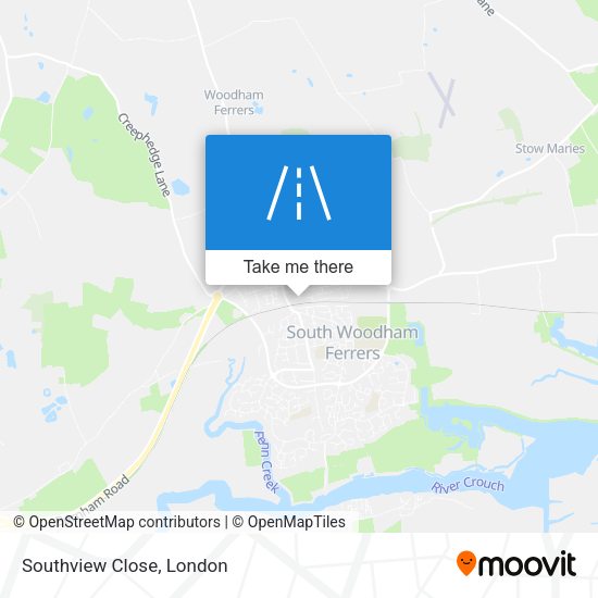 Southview Close map