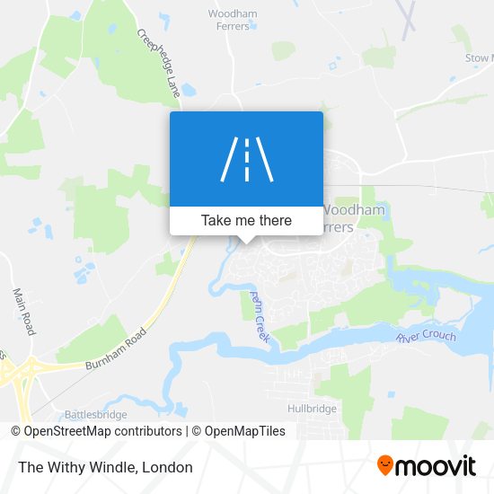 The Withy Windle map