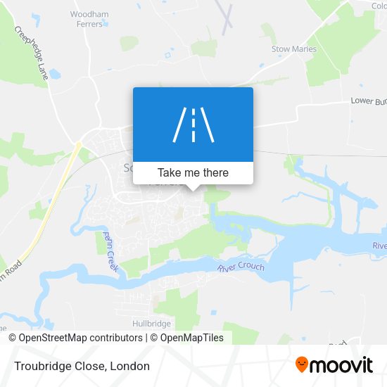 Troubridge Close map